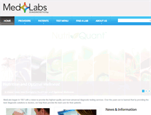 Tablet Screenshot of medlabdx.com